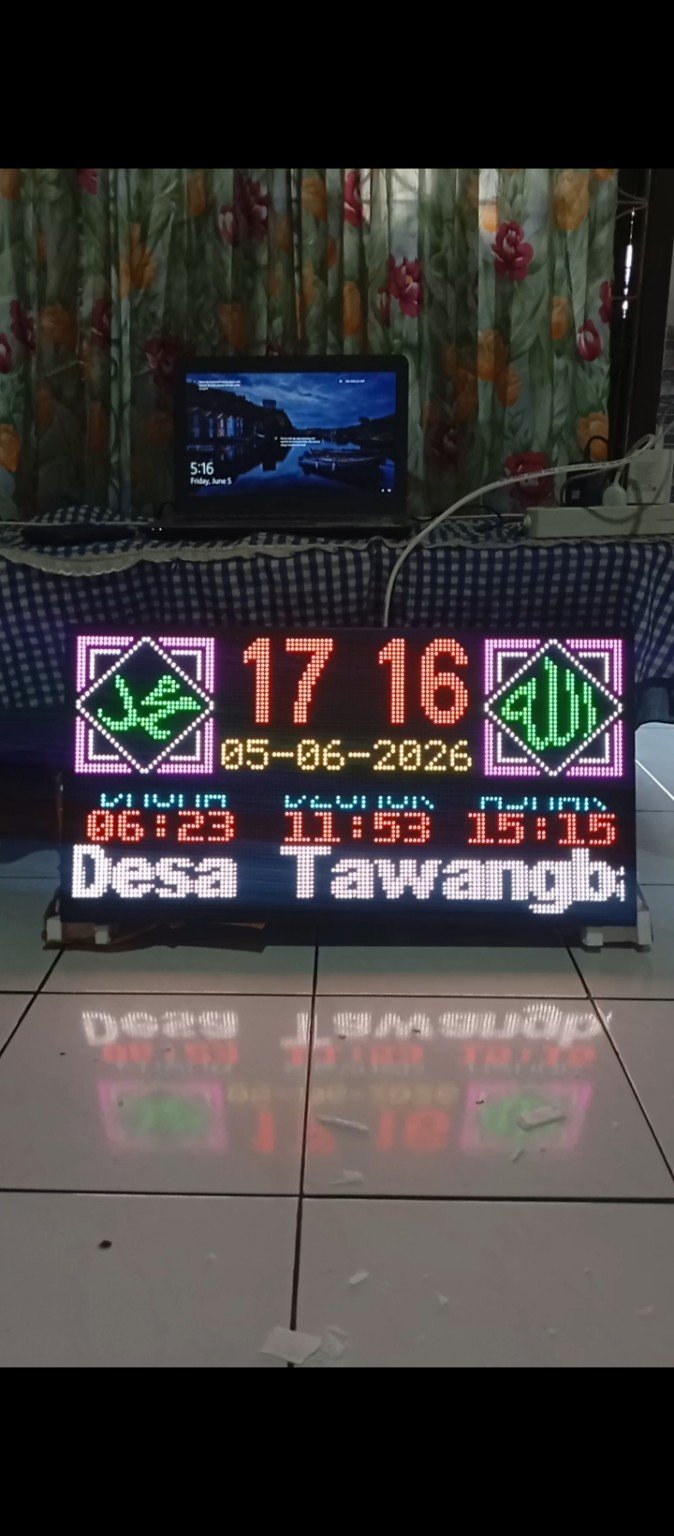 Jadwal Sholat RGB P5